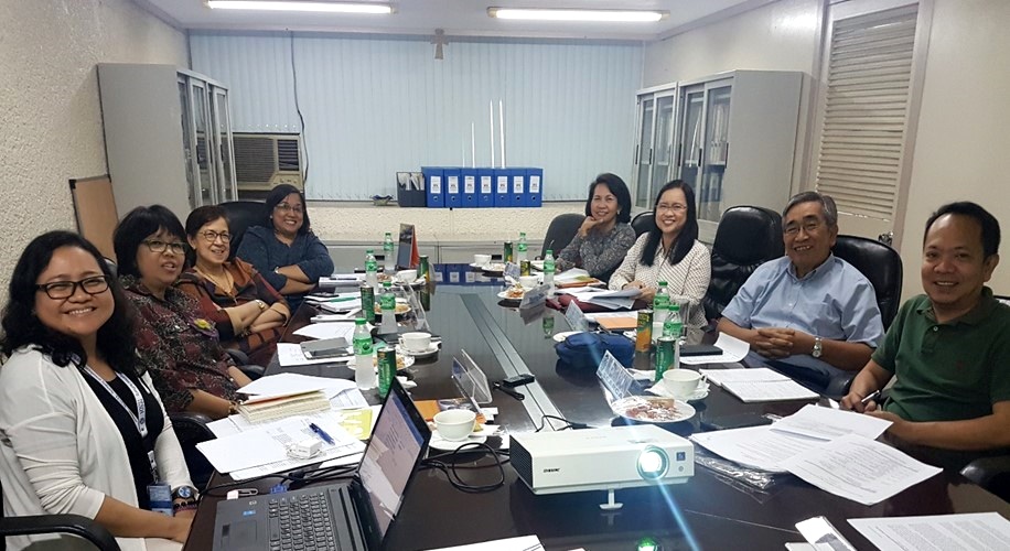 TESDA and SEARCA personnel meet to discuss details of the regional workshop on competency certification for agricultural workers