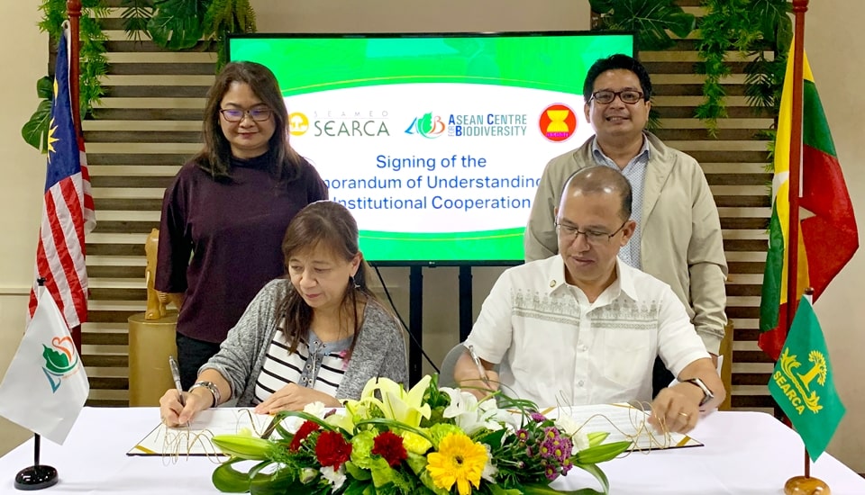searca asean center renew ties mainstream biodiversity agriculture 01