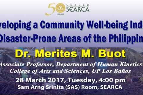 ADSS: Developing a Community Well-being Index in Disaster-Prone Areas of the Philippines