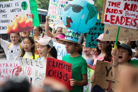 “No one is too young to make a difference”: stories from the global climate strike