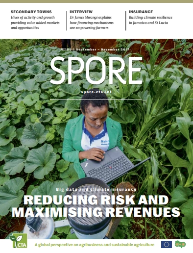 Spore Magazine issue no. 186: Big data and climate insurance: Redusing risks and maximizing revenues