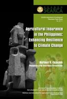 Agricultural Insurance in the Philippines: Enhancing Resilience to Climate Change