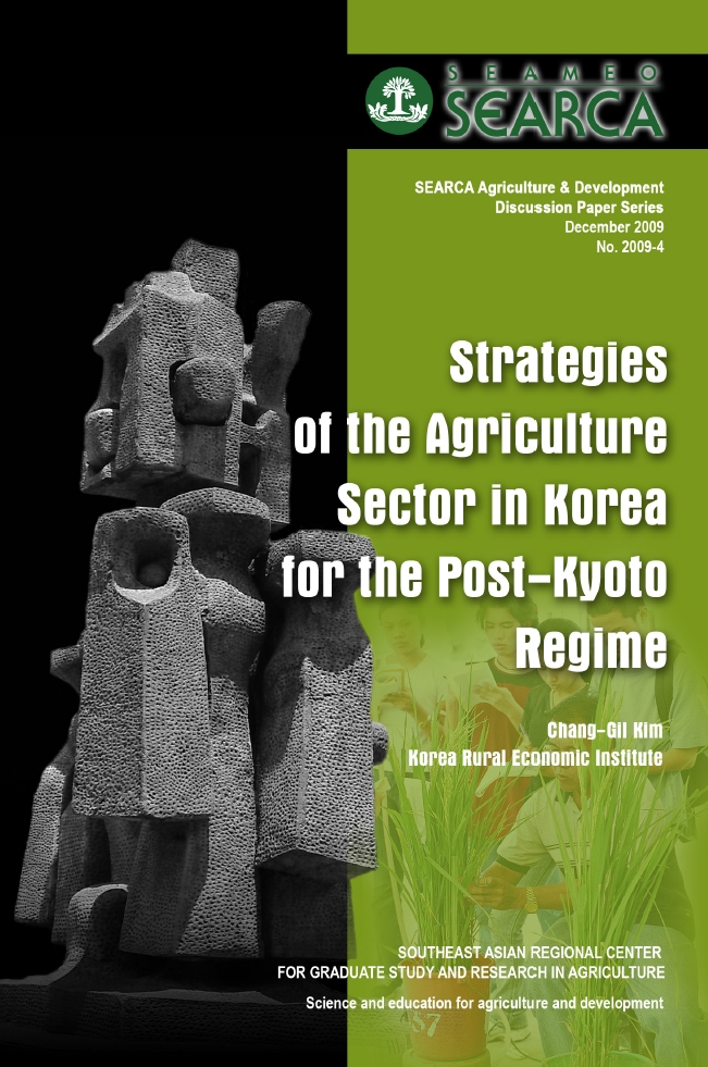 Strategies of the Agriculture Sector in Korea for the Post-Kyoto Regime
