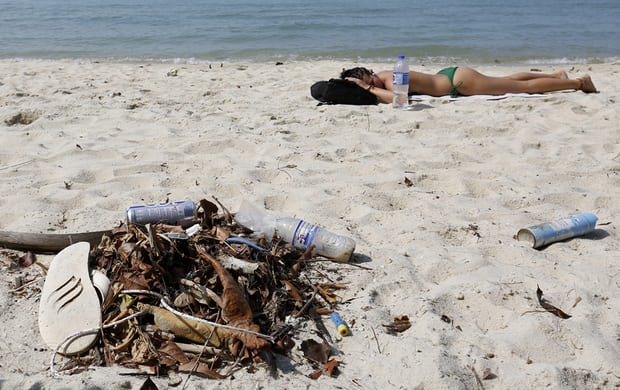 You’ll find them on the beaches, too. Photograph: Barbara Walton/EPA