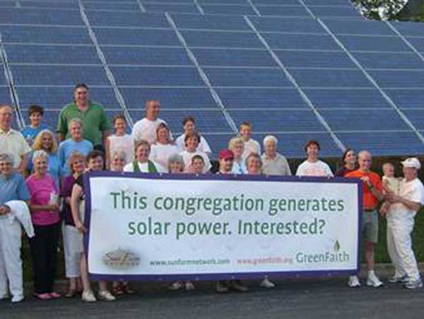 GreenFaith has supported more than 1 megawatt of solar installations at faith-based facilities. Photo by Rev. Fletcher Harper