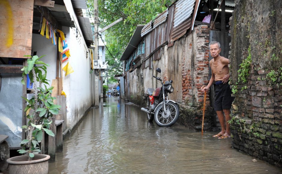 In 2011, Bangkok was hit by its worst flooding in half a century. Source: Shutterstock