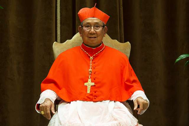 Cardinal Louis-Marie Ling Mangkhanekhoun of Pakse. Credit: Daniel Ibanez/CNA.