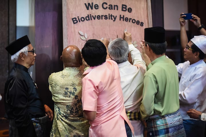 The 10 ASEAN Biodiversity Heroes committed to lead the ASEAN region by posting their pledges for the ASEAN Centre for Biodiversity’s We Can Be Biodiversity Heroes campaign.