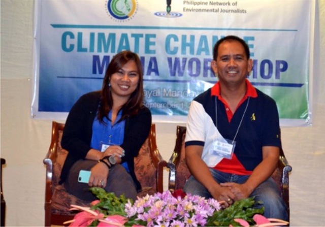 MENTOR. As founder of the Philippine Network of Environmental Journalists, Imelda Abano has mentored many environmental journalists. Photo courtesy of Imelda Abano