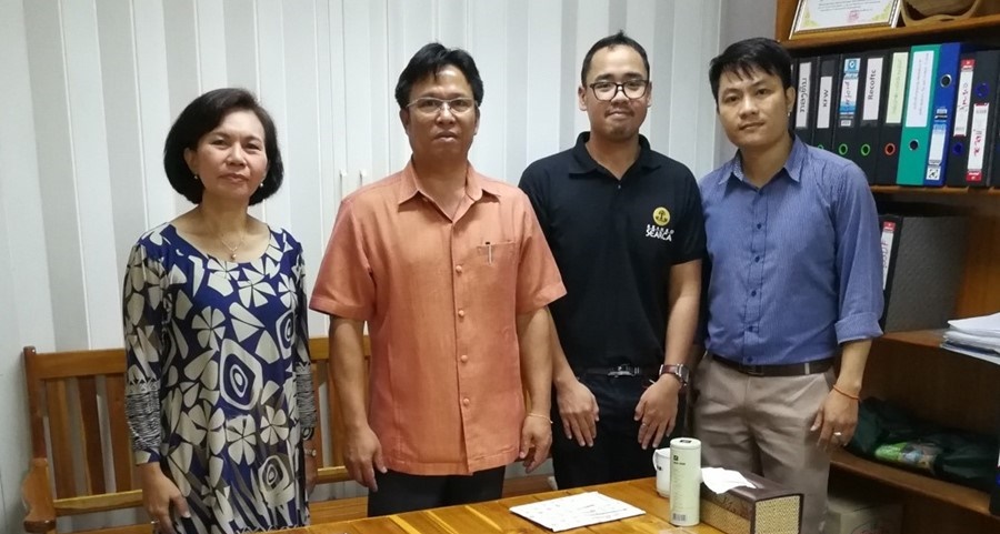 SEARCA-ASRF represented by Ms. Carmen Nyhria Rogel, Program Specialist and Mr. Xyrus Capiña, Project Associate, paid a visit to the Village Forest and Non Timber Product Management Division of the Department of Forestry headed by Dr. Oupakone Alounsavath, AWG-SF Leader.
