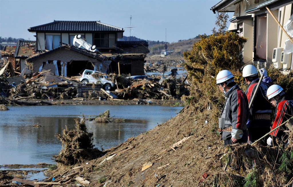 A scene of devastation in Japan after the 11 March earthquake and tsunami in 2011. Natural disasters are expected to intensify in strength thanks to climate change. Image: Warren Antiola, CC BY-NC-ND 2.0