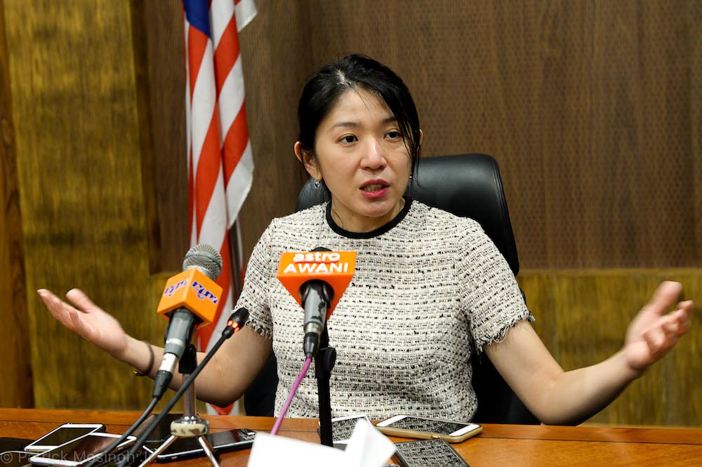 Minister of Energy, Science, Technology, Environment and Climate Change Yeo Bee Yin today reiterated that Malaysia would not be a dumping ground for the world’s plastic waste. — Picture courtesy of the Sabah Chief Minister’s Department