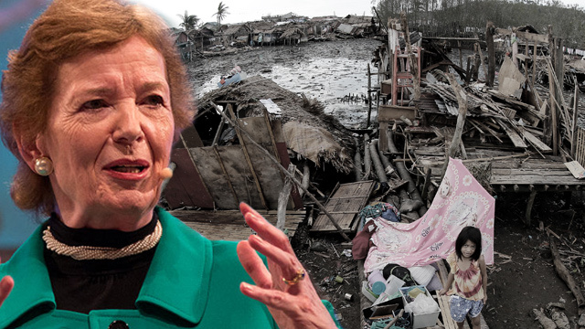 CLIMATE JUSTICE AND AID. The storms that hit the Philippines after COP21 underscore the urgent need to raise the world’s ambitions in the climate agreement, including financial support for developing countries, says Mary Robinson, the UN Secretary General’s special envoy for climate change
