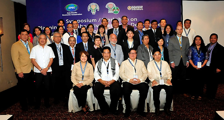 Resource persons and participants of different APEC member economies, international organizations and from the Philippine Department of Agriculture.