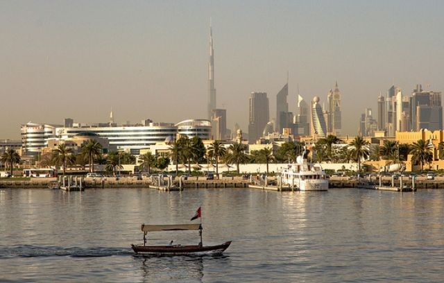 Fourteen of the 33 likely most water stressed countries in 2040 are in the Middle East. (Dubai, UAE) Photo by Jason Mrachina/Flickr.