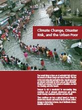 Climate Change, Disaster Risk, and the Urban Poor