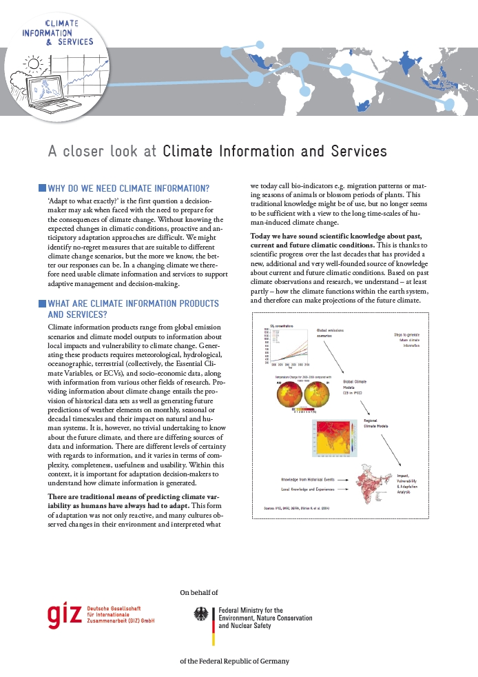 A closer look at Climate Information and Services