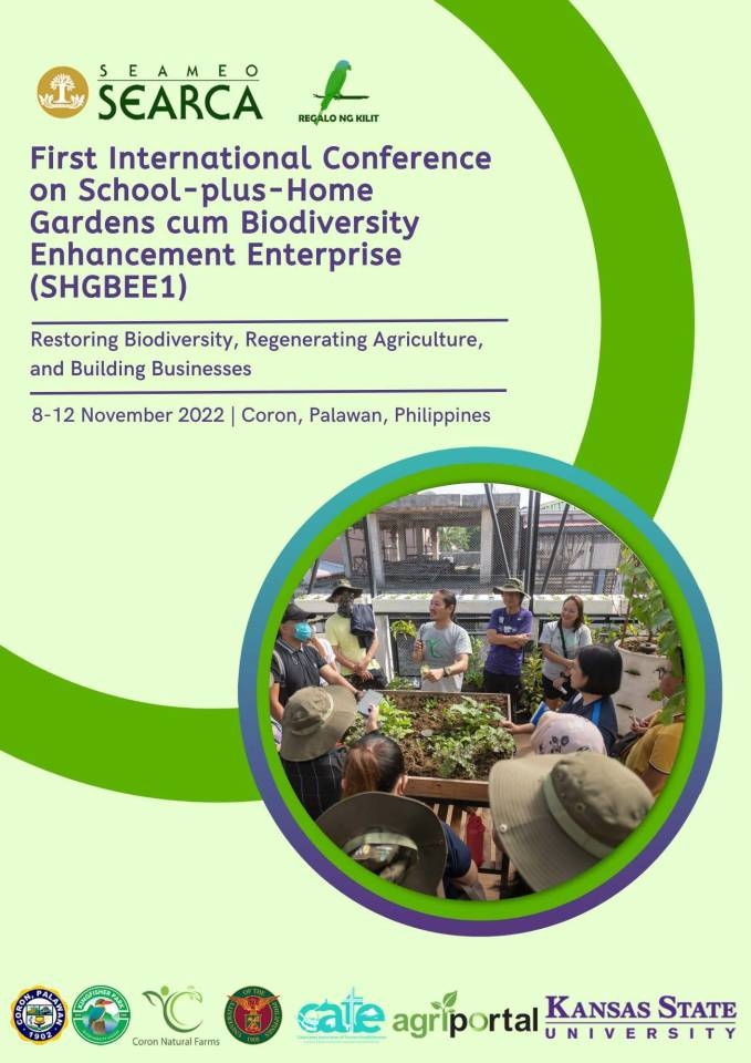 Proceedings of the First International Conference on School-Plus-Home Garden cum Biodiversity Enhancement Enterprise (SHGBEE1)