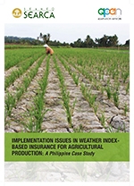 Implementation Issues in Weather Index-based Insurance for Agricultural Production: A Philippine Case Study